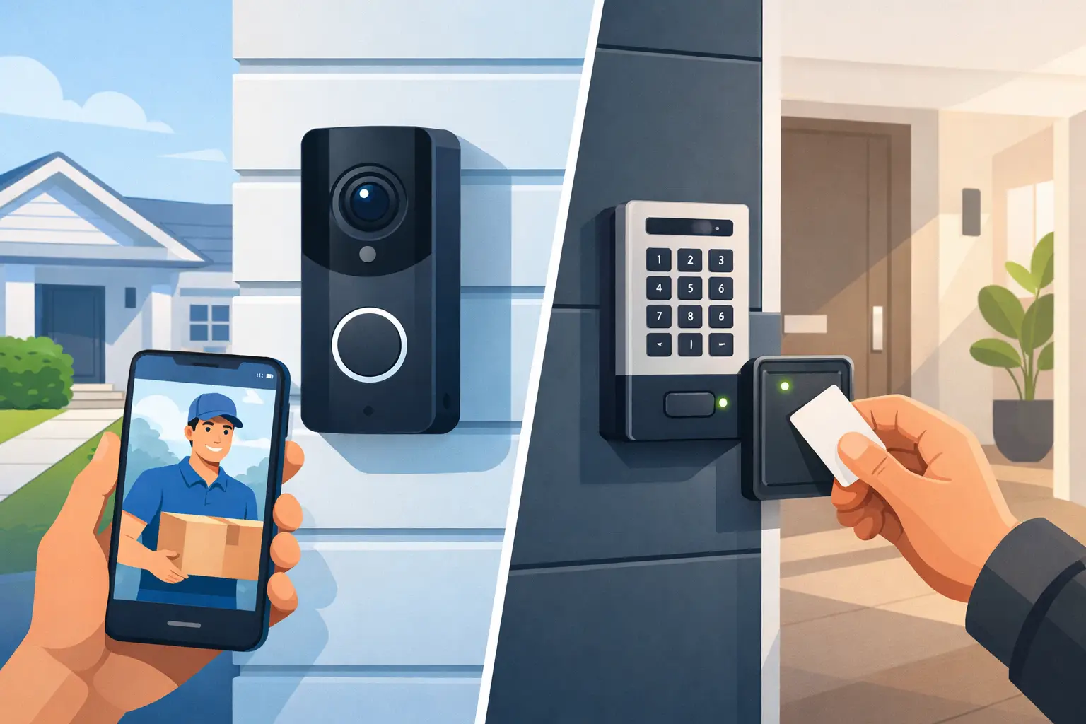 Video Doorbell vs Door Entry for Your Property