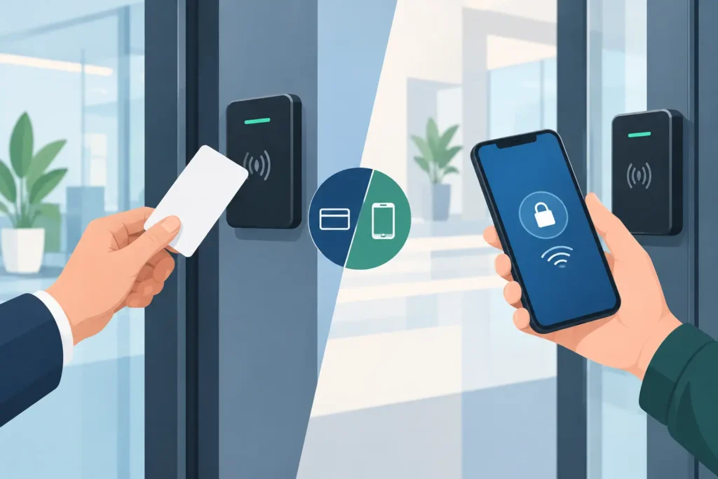 Card Access Versus Mobile Access: Which Fits?